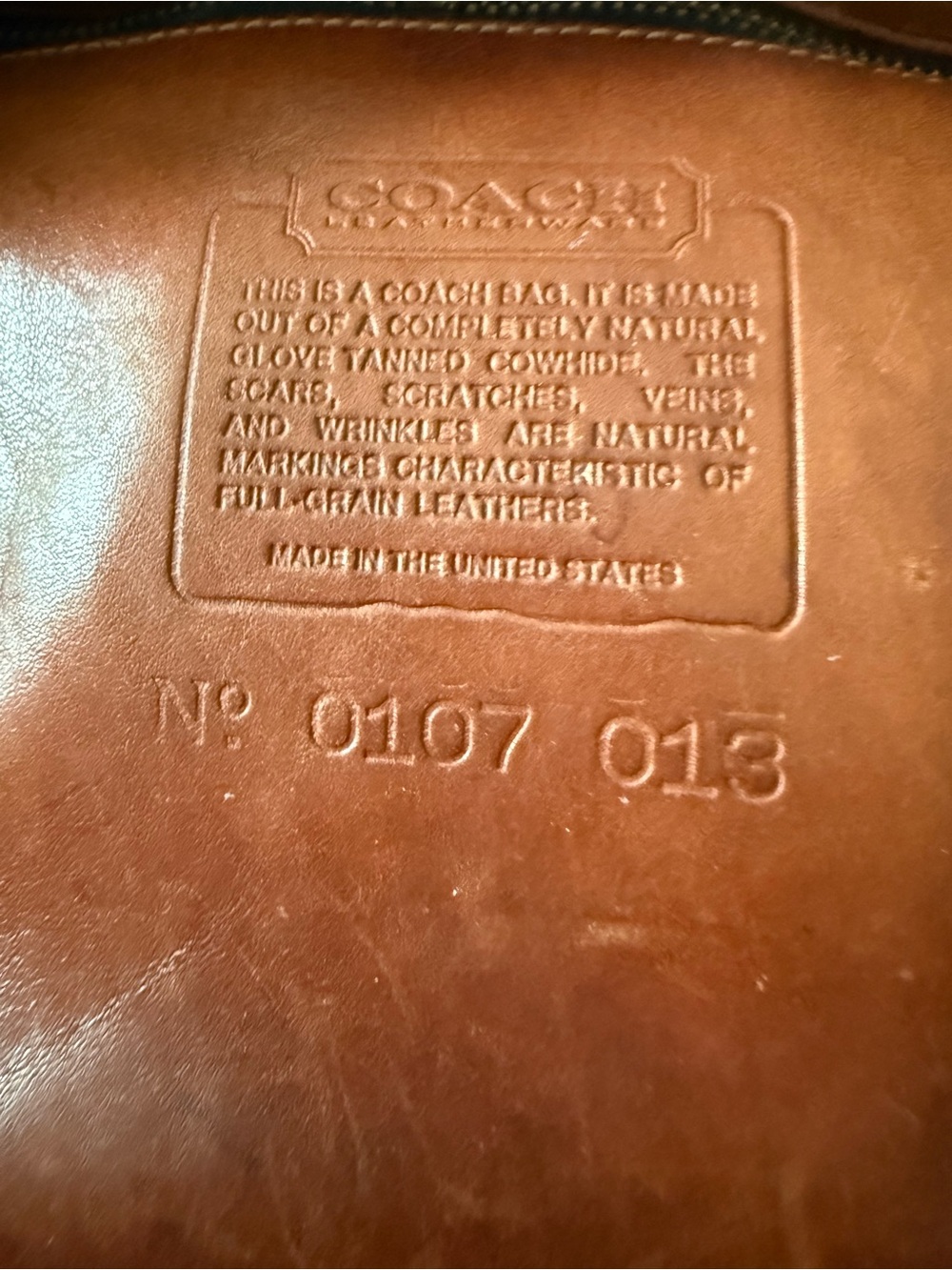 Coach Two-Tone Leather Messenger Bag - Black and Brown - Picture 2 of 4
